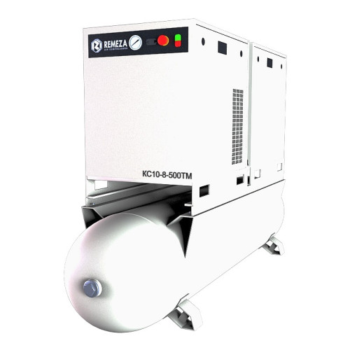 Спиральный компрессор REMEZA КС10-10-500ТМ с мембранным осушителем
