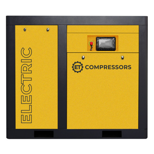 Винтовой компрессор ET-Compressors SL 55-08 DS VS PM (IP55) двухступенчатый с частотным регулированием производительности и двигателем на постоянных магнитах Винтовой компрессор ET-Compressors SL 55-08 DS VS PM (IP55) двухступенчатый с частотным регулированием производительности и двигателем на постоянных магнитах