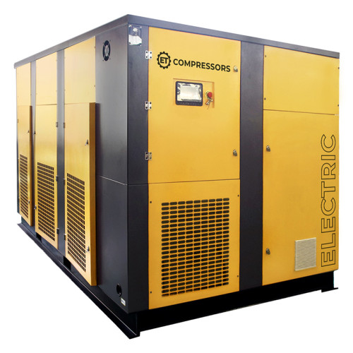 Винтовой компрессор ET-Compressors SL 200-08 DS VS PM (IP55) двухступенчатый с частотным регулированием производительности и двигателем на постоянных магнитах