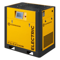 Винтовой компрессор ET-Compressors SL 15-10 D VS PM (IP23) без муфты с частотным регулированием производительности и двигателем на постоянных магнитах