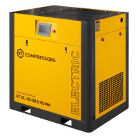 Винтовой компрессор ET-Compressors SL 45-08 D VS PM (IP23) без муфты с частотным регулированием производительности и двигателем на постоянных магнитах Винтовой компрессор ET-Compressors SL 45-08 D VS PM (IP23) без муфты с частотным регулированием производительности и двигателем на постоянных магнитах