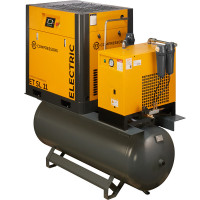 Винтовой компрессор ET-Compressors SL 11-10-500 ES (IP23) на ресивере с осушителем