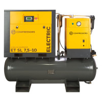 Винтовой компрессор ET-Compressors SL 7,5-10-250 ES (IP55) с ресивером и осушителем