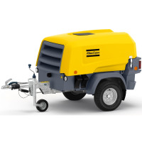 Дизельный винтовой компрессор Atlas Copco XAS 48KD на шасси Дизельный винтовой компрессор Atlas Copco XAS 48KD на шасси